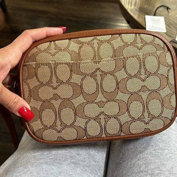 Coach Brown Crossbody Bag with Mickey Mouse Design - Picture 7 of 15